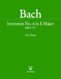 Invention No. 6 in E Major, BWV 777